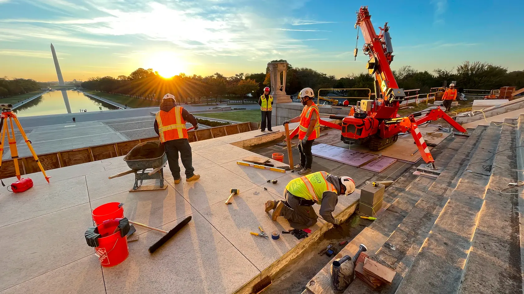 Lincoln Memorial Sunrise